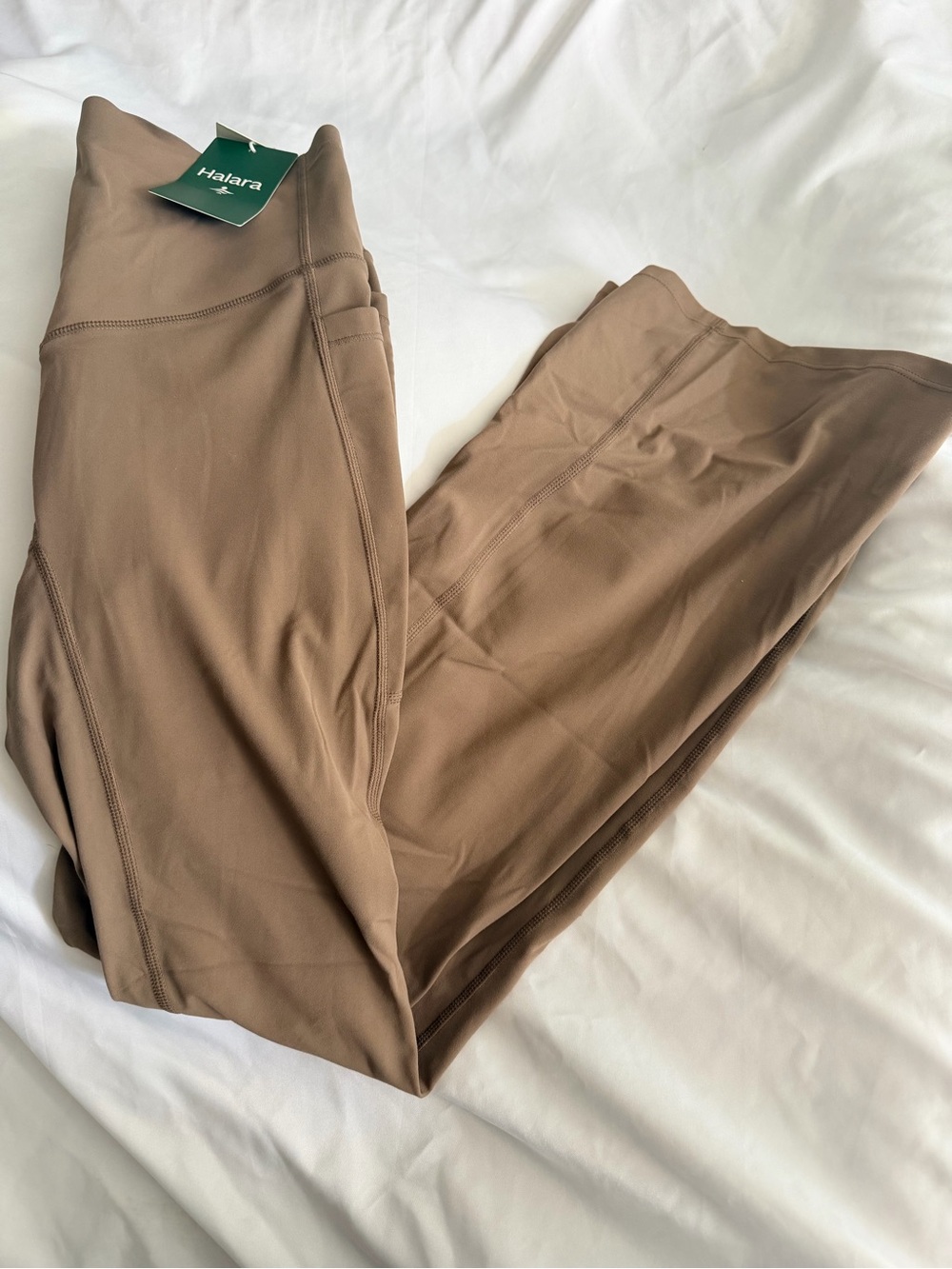 HALARA Ultrasculpt Leggings in Taupe Brown